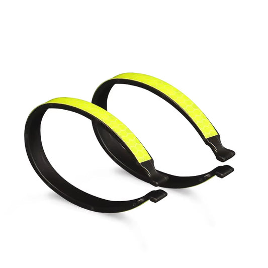 2Pcs Reflective Trousers Bands Clips Strap Bike Bicycle Ankle Leg Bind Bandage Trousers Pant Bands Clips Strap